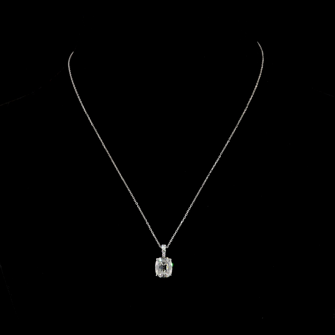 14K White Gold Lab-Grown Diamond