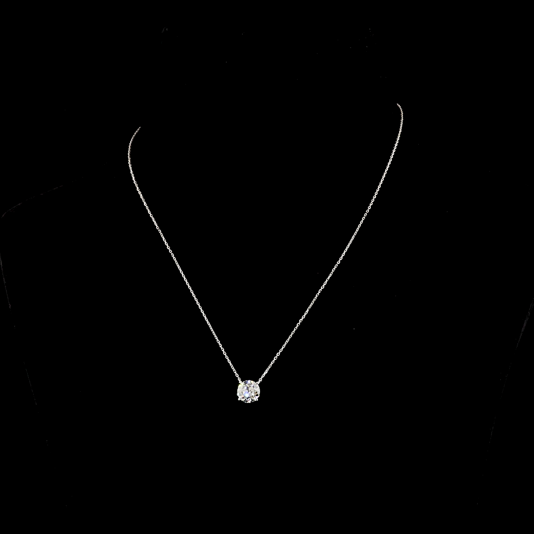 14K White Gold Lab-Grown Diamond