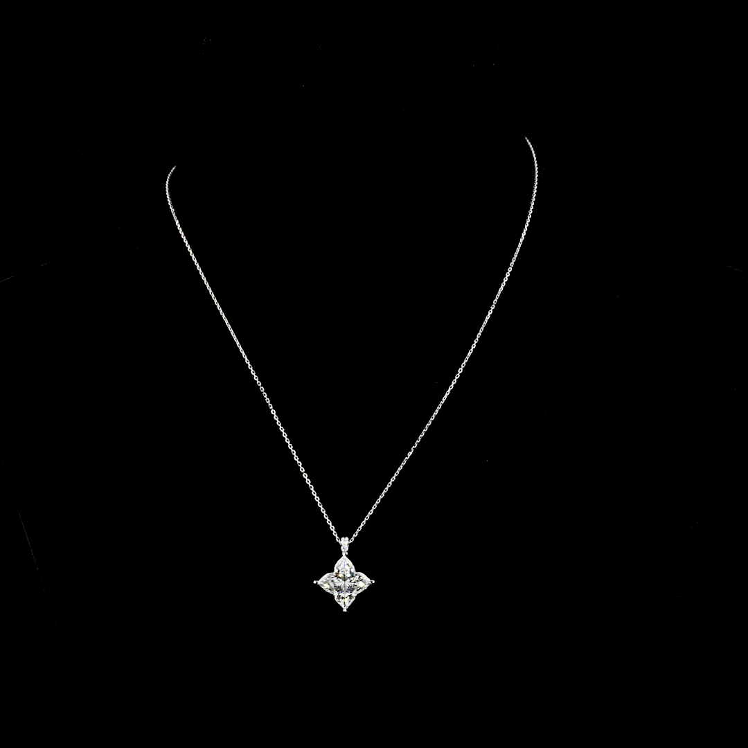 14K White Gold Lab-Grown Diamond