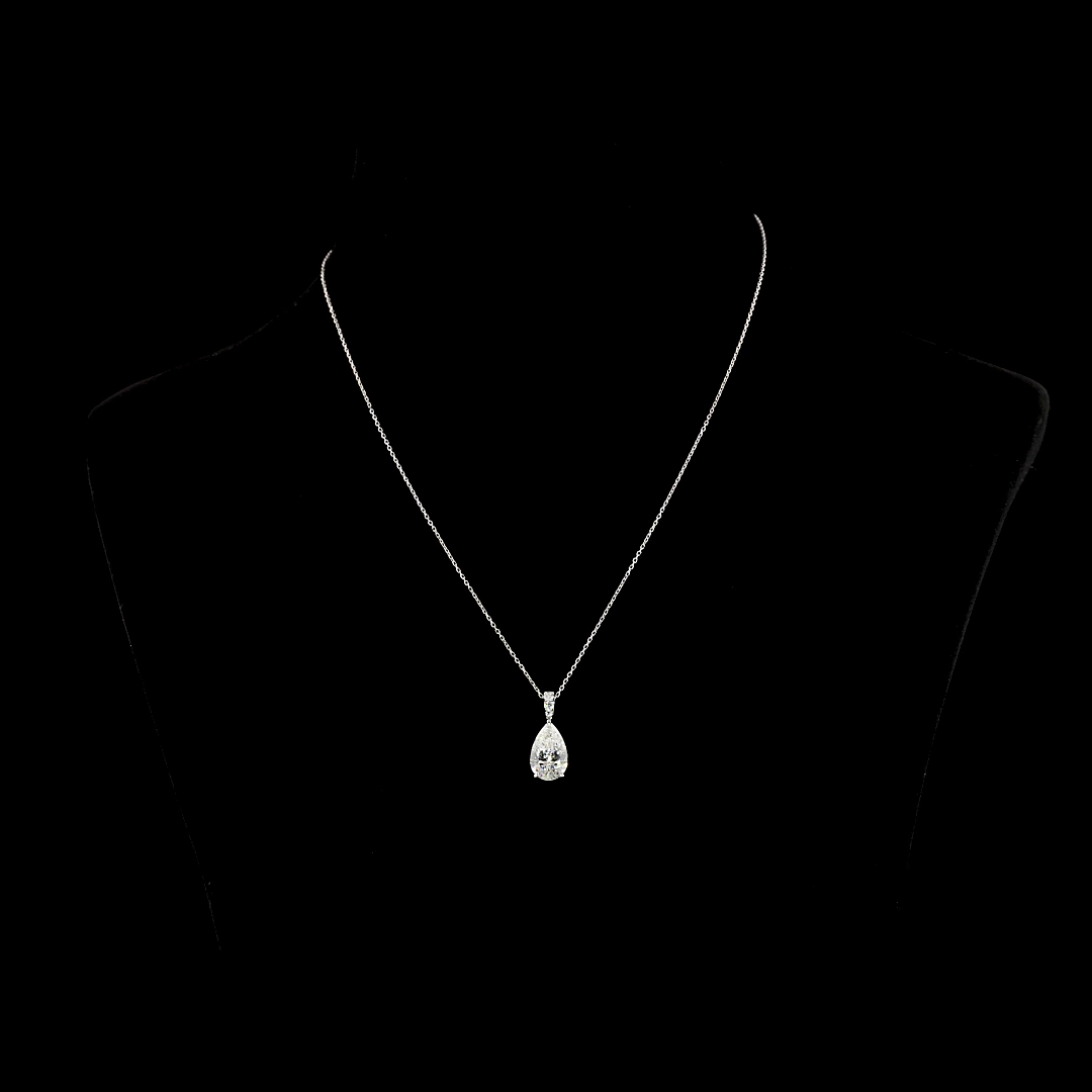 14K White Gold Lab-Grown Diamond