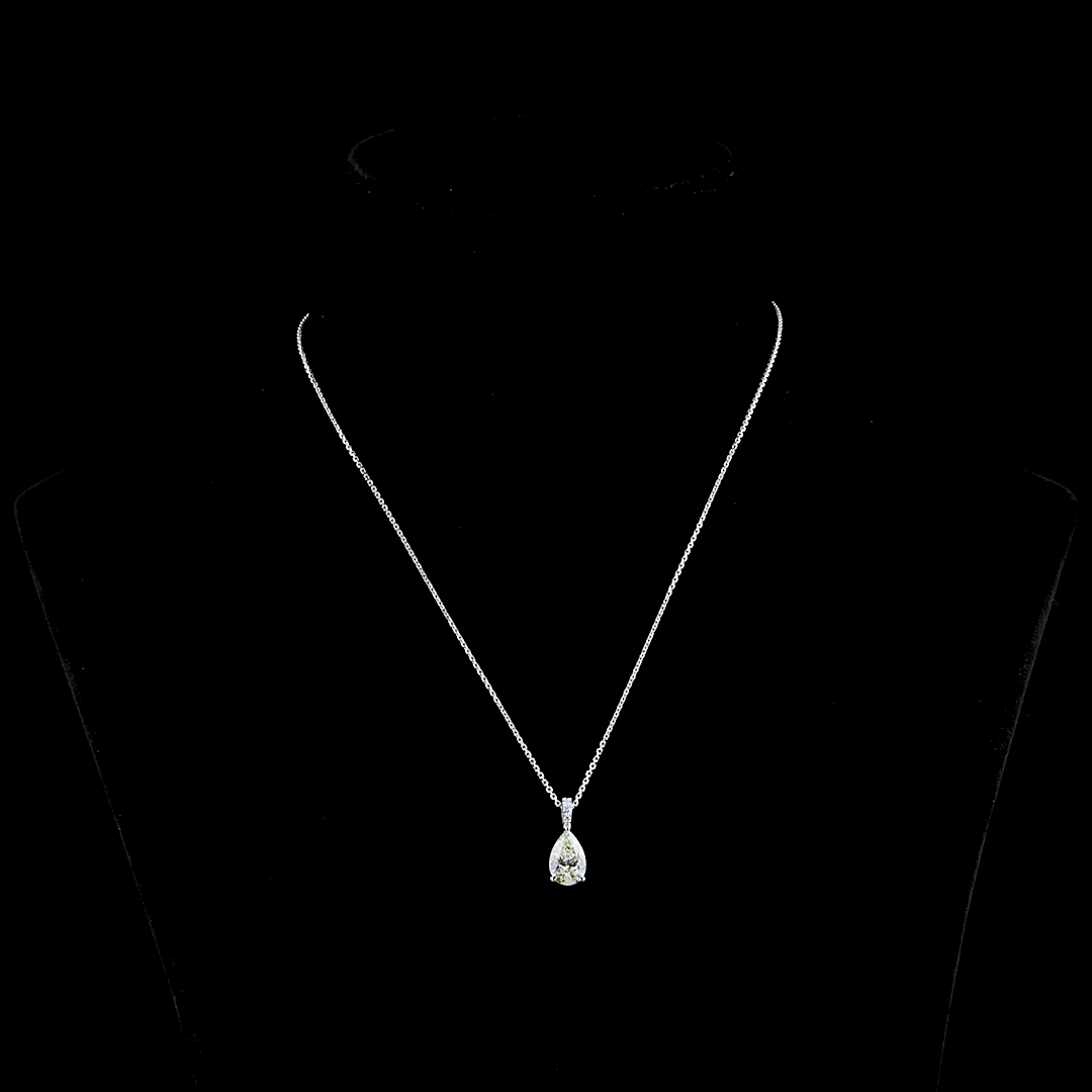 14K White Gold Lab-Grown Diamond
