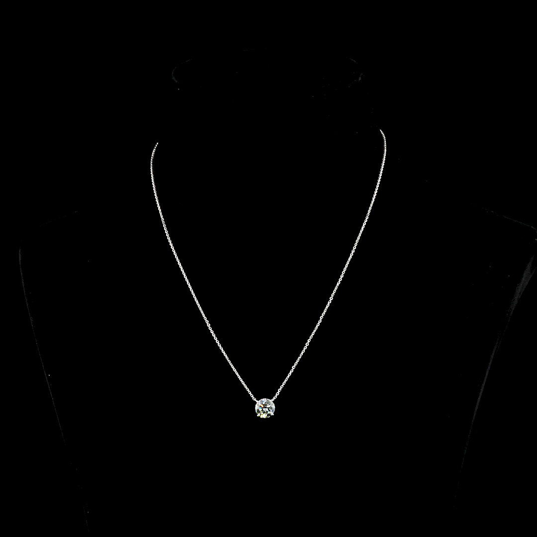 14K White Gold Lab-Grown Diamond