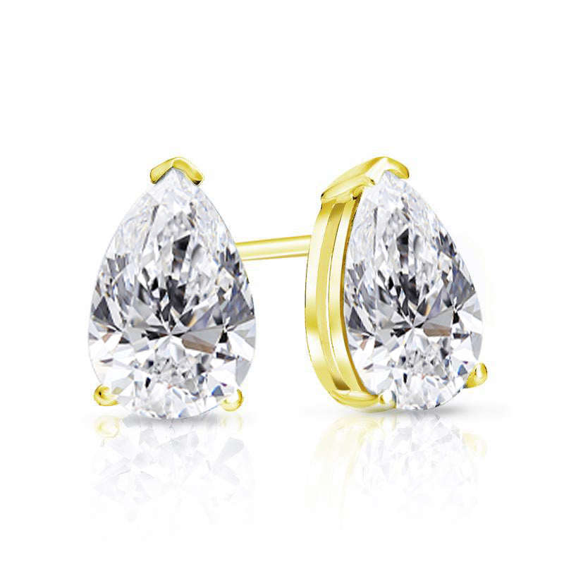 Lab Grown Diamond Stud Earrings Pear 1.00 ct. tw. (F-G, VS)