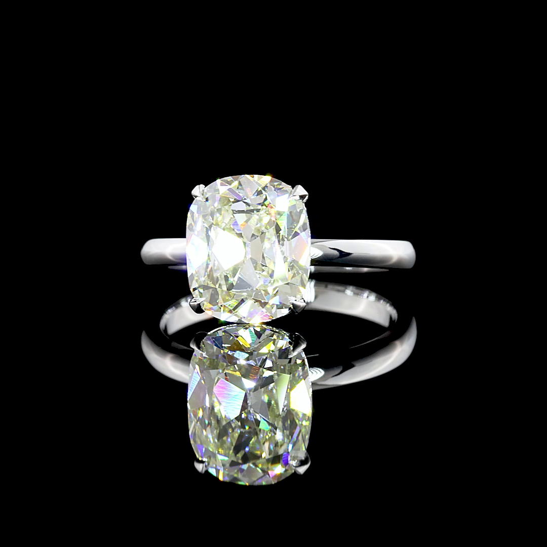 14K White Gold Lab-Grown Diamond Ring