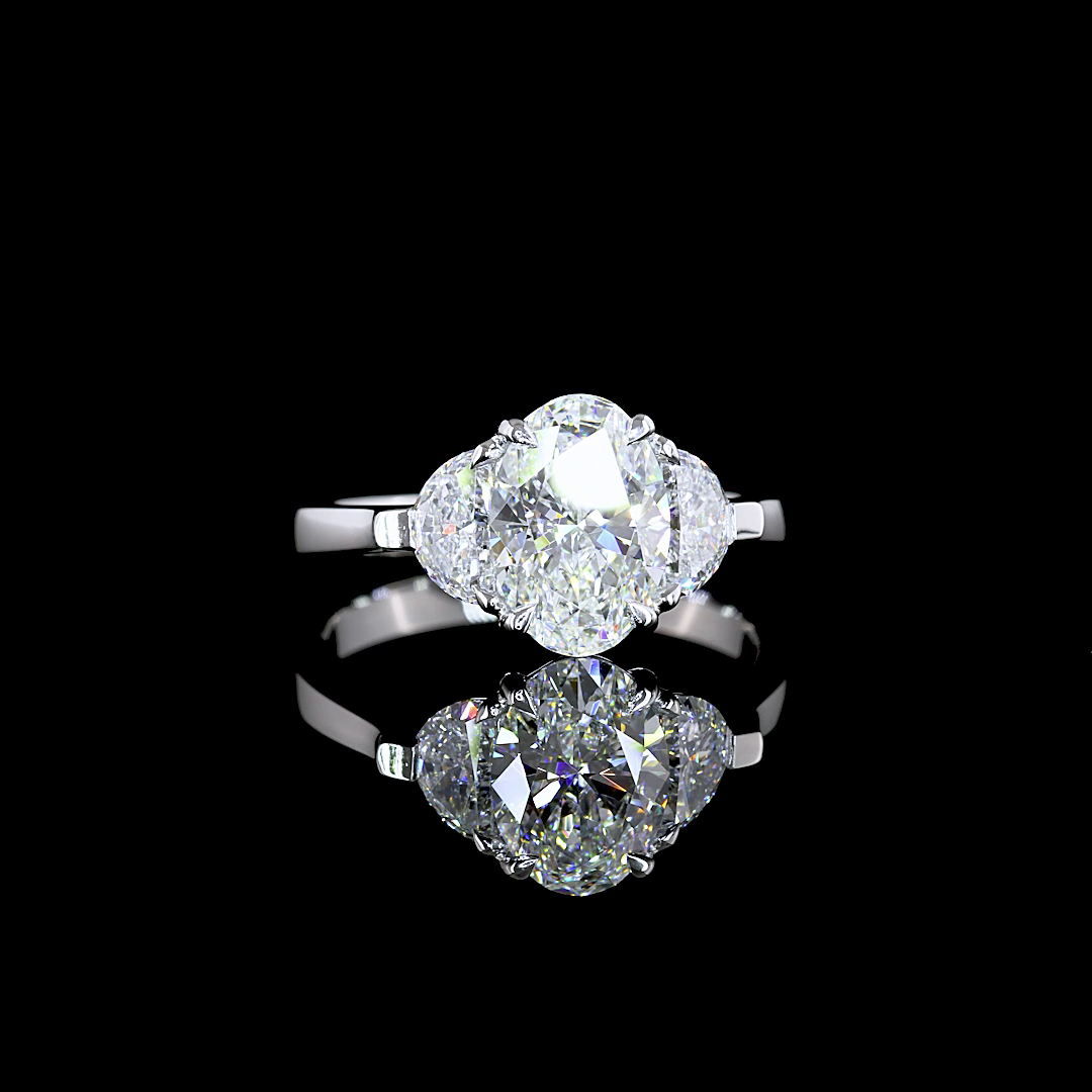 Platinum Lab-Grown Diamond Ring