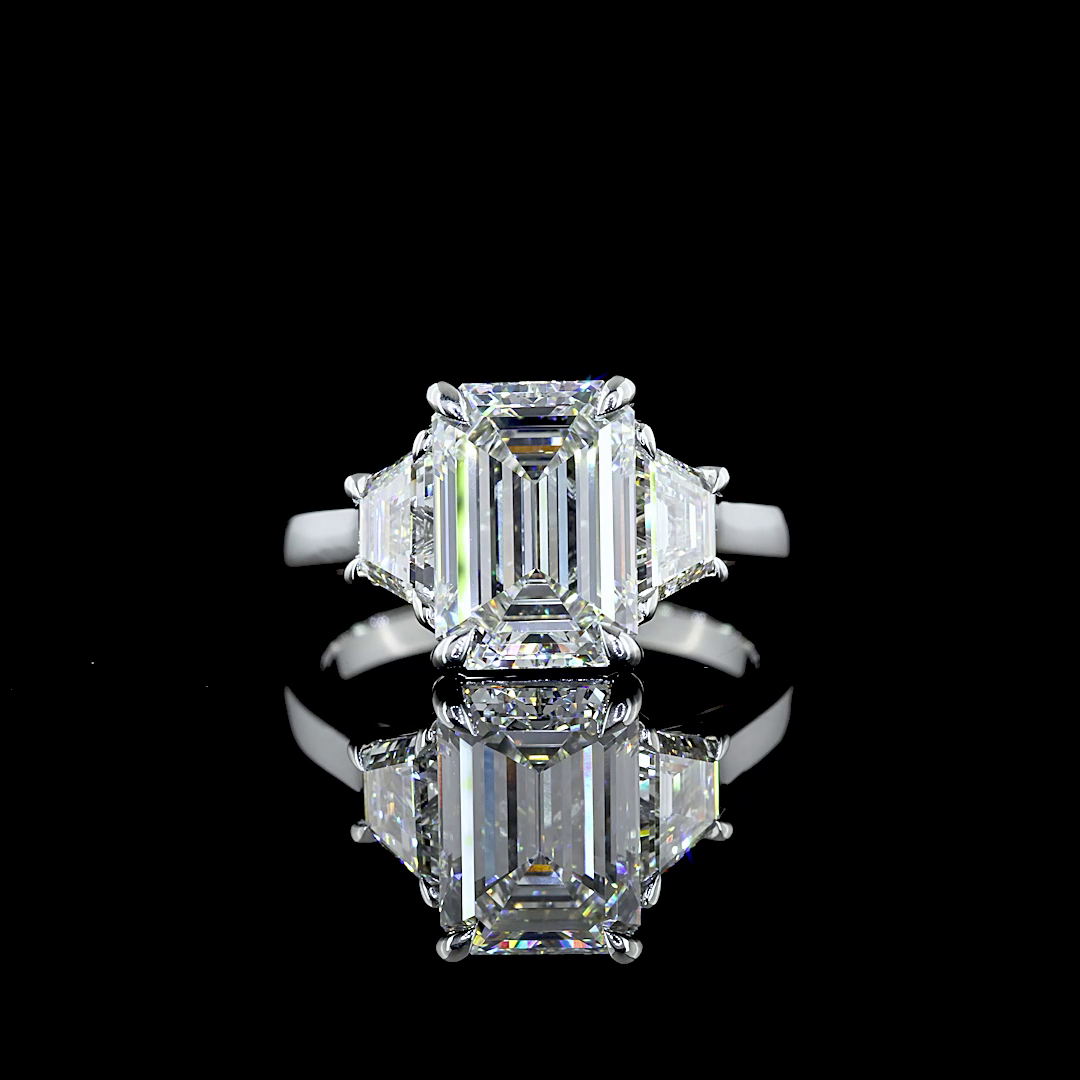 Platinum Lab-Grown Diamond Ring