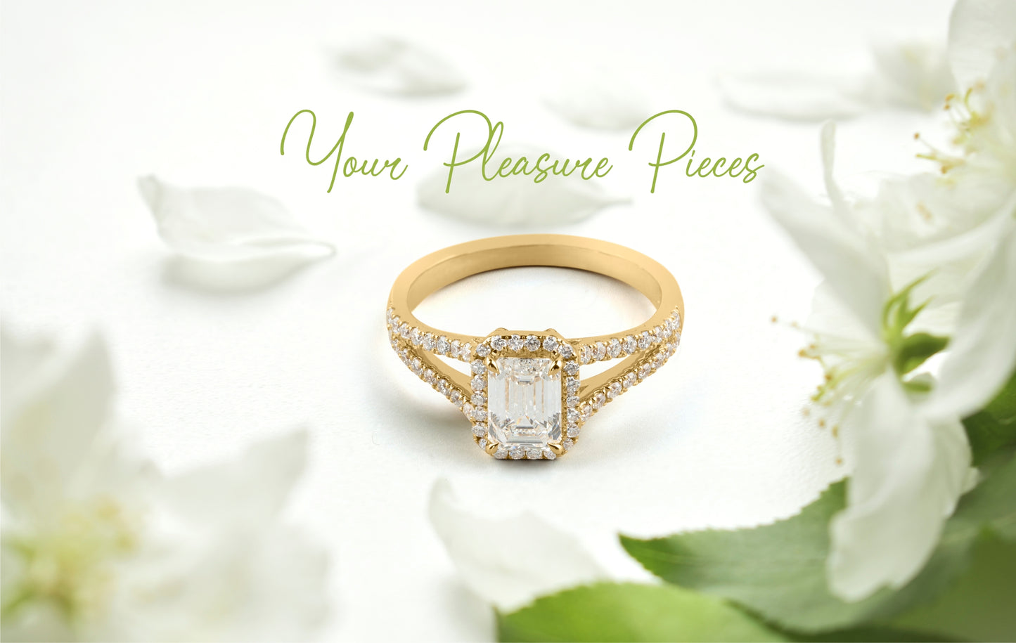14K Yellow Gold Lab-Grown Diamond Ring