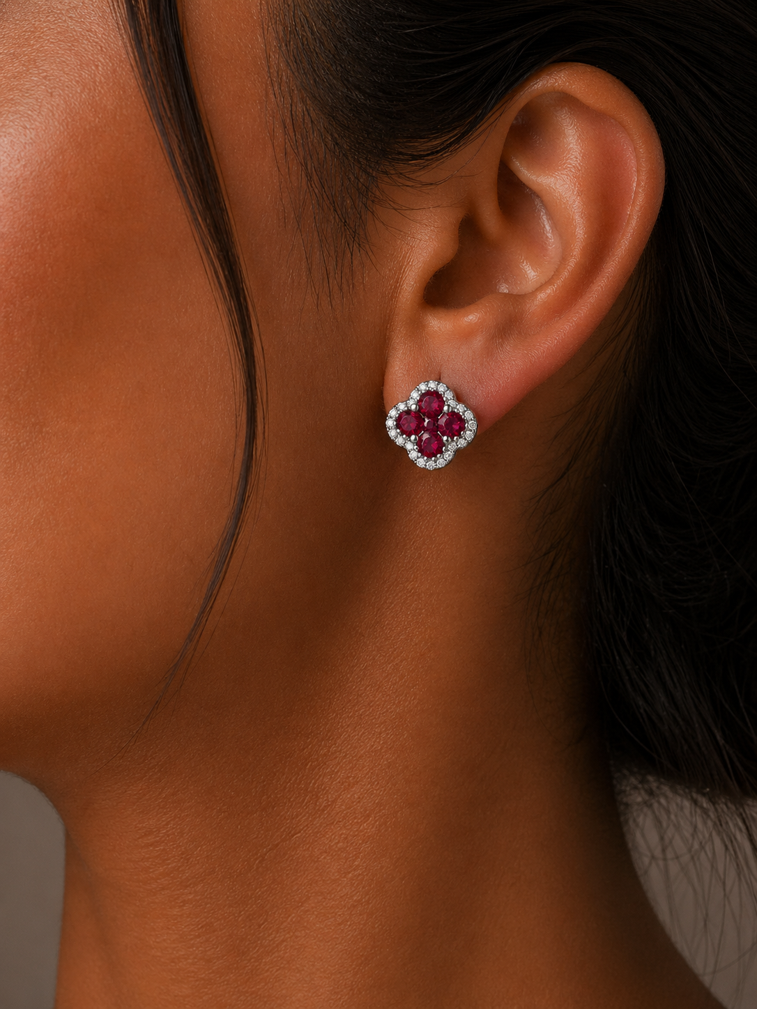 Colored Stone Earring