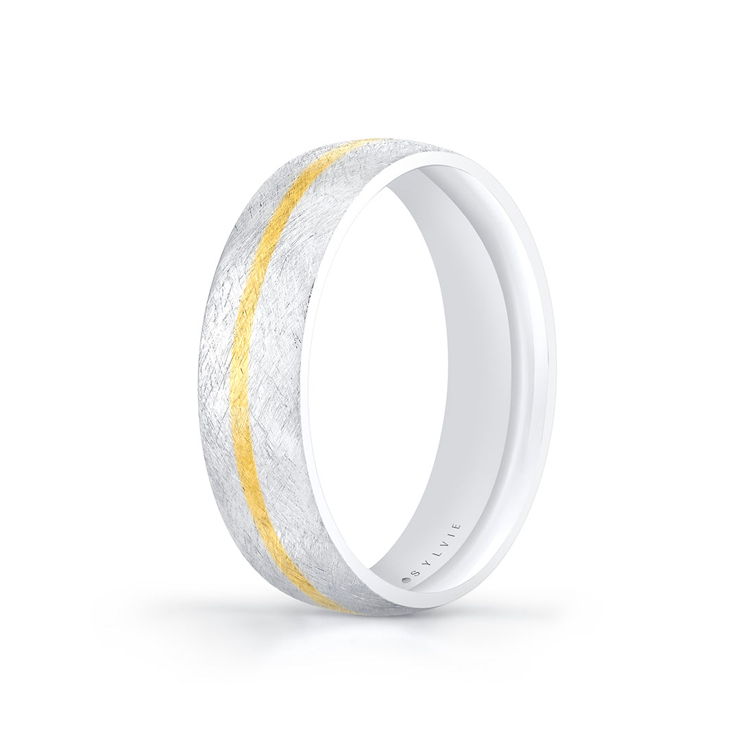 Heritage Classic Two Tone Brushed Mens Band - Jevin