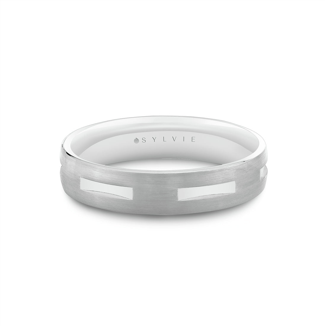 Heritage Brushed Grooved Mens Band - Luka