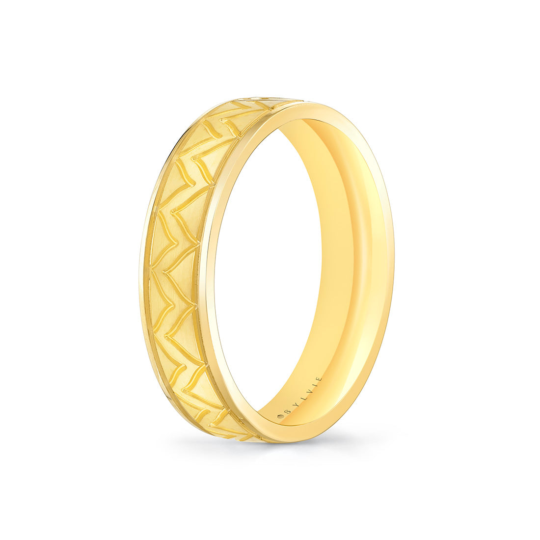 Shell Ascend Engraved Summit Mens Band - Theo