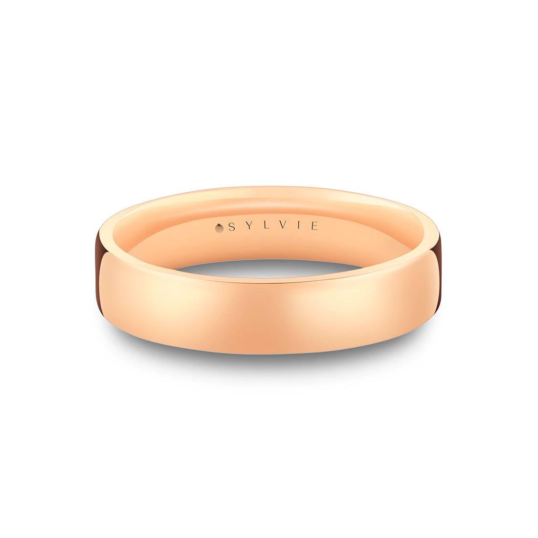 5 mm Polished Mens Band - Xeno
