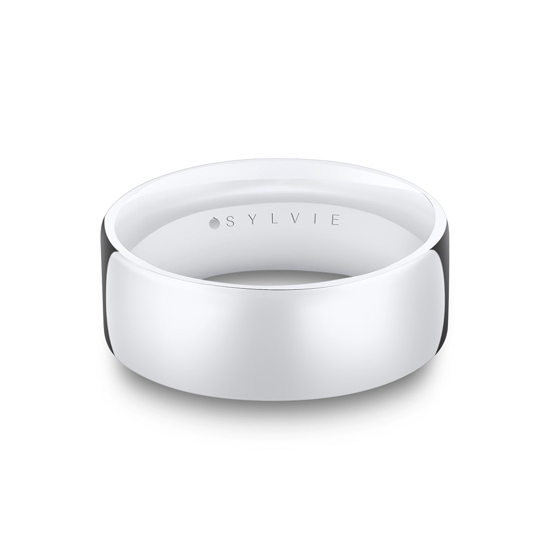 8 mm Polished Mens Band - Xeno