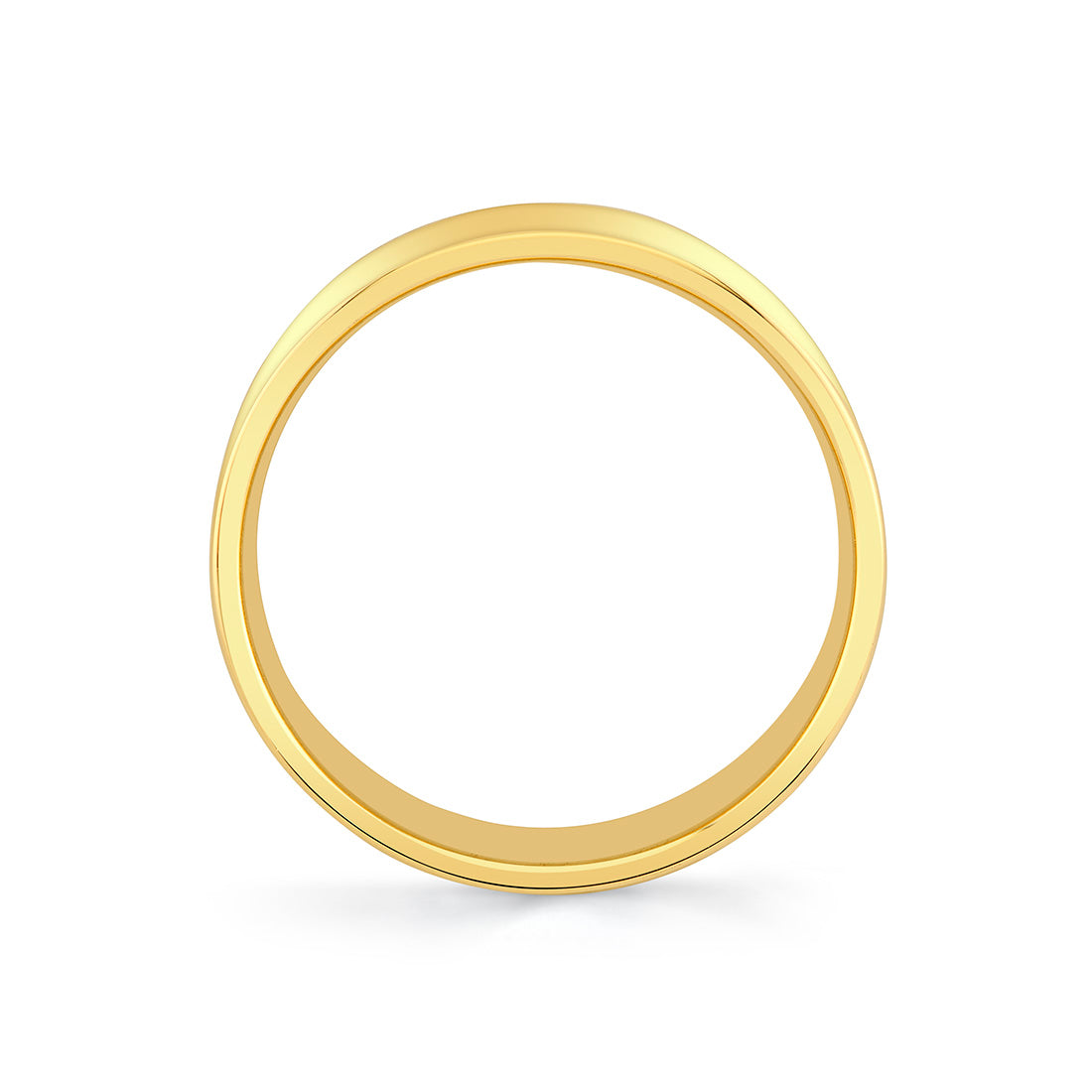 8 mm Polished Mens Band - Xeno