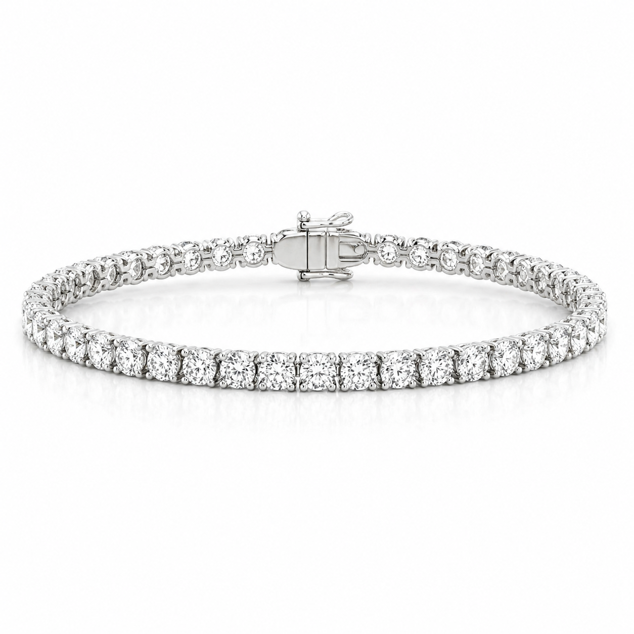 Platinum Classic Diamond Tennis Bracelet