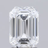 1.97ct Emerald Lab Grown Diamond (Colour D, Clarity IF, IGI Certified)