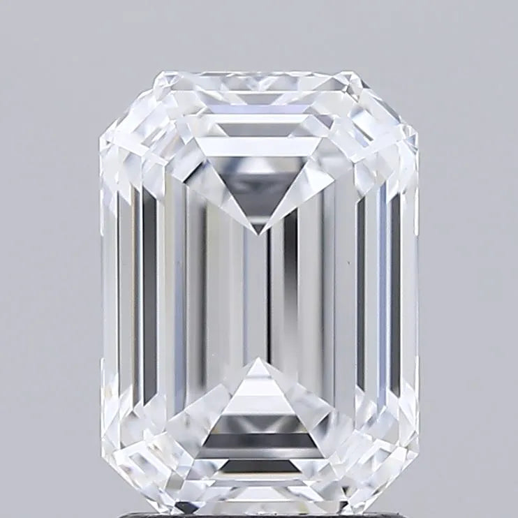 1.97ct Emerald Lab Grown Diamond (Colour D, Clarity IF, IGI Certified)