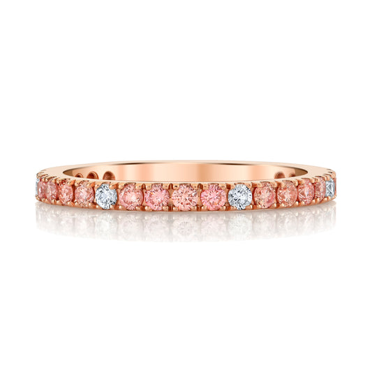 Pink Diamond Stackable Ring