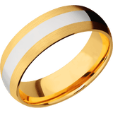 22K Yellow Gold + Satin Finish
