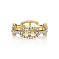 Mariner Link Pave Diamond Eternity Ring