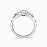 Lab-Grown Diamond Quatrefoil Ring