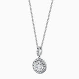 Diamond Halo Pendant