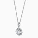 Diamond Halo Pendant