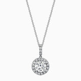Diamond Halo Pendant