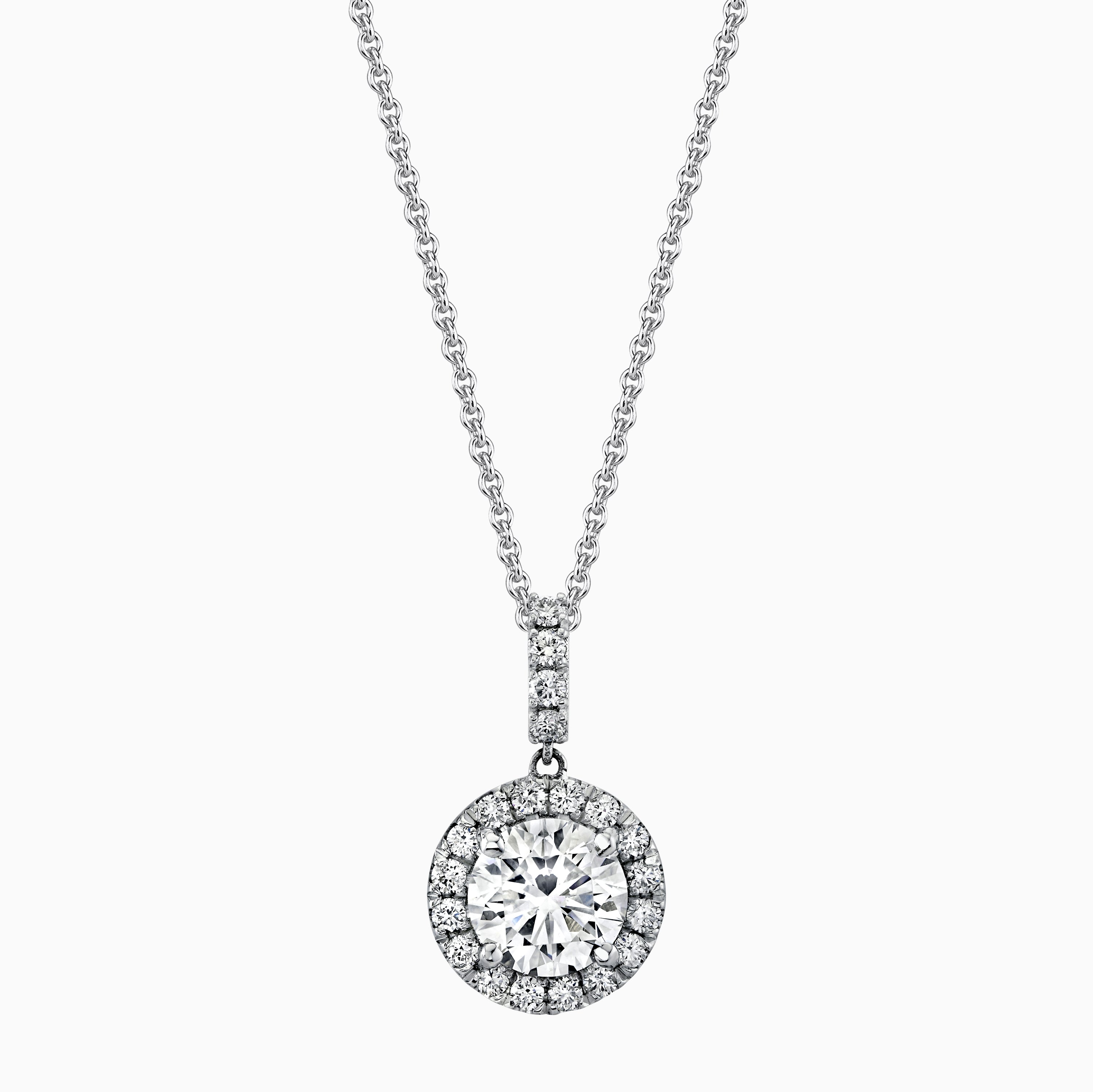 Diamond Halo Pendant