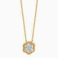 Diamond Flower Pendant