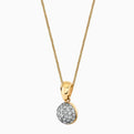 Pave Diamond Ball Pendant