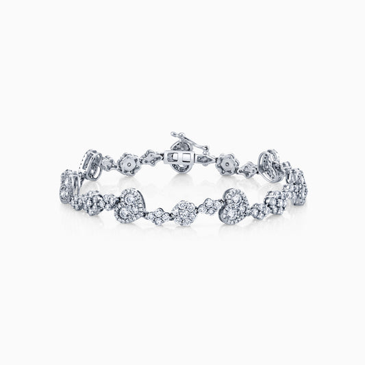 Diamond Heart Bracelet