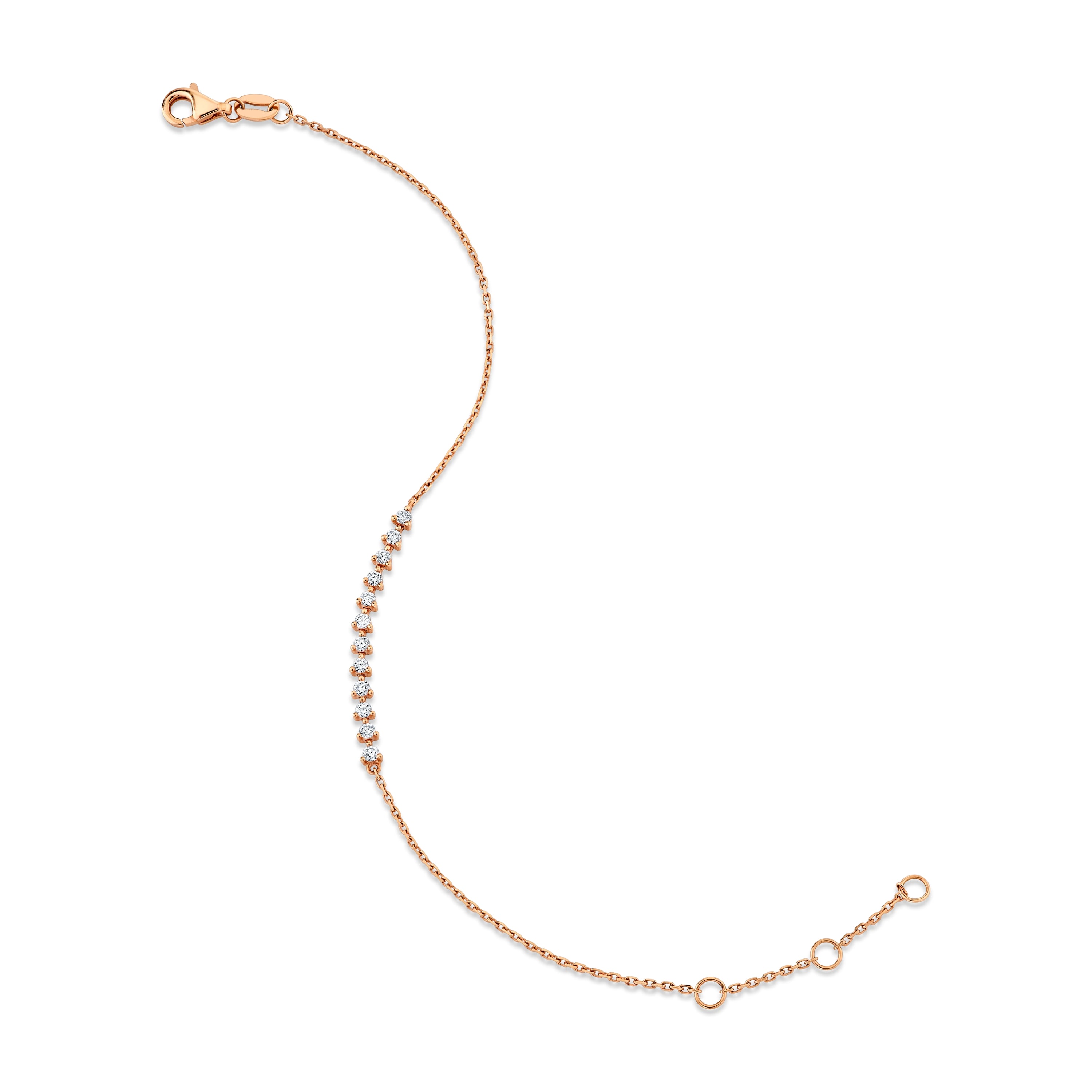 Diamond Chain Link Bracelet