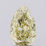 2.10ct Pear Lab Grown Diamond (Colour Fancy Yellow, Clarity VS1, IGI Certified)