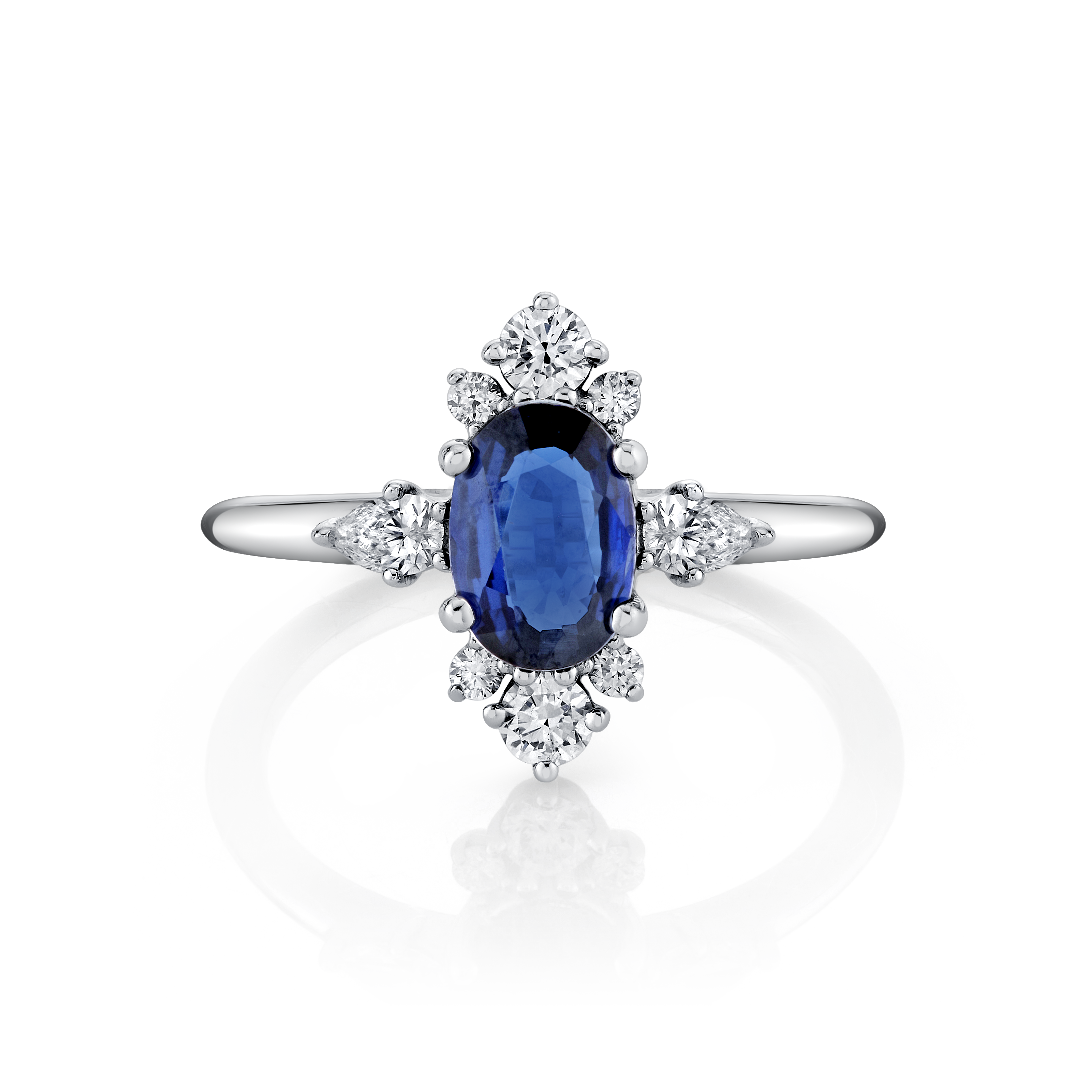 Sapphire & Diamond Ring