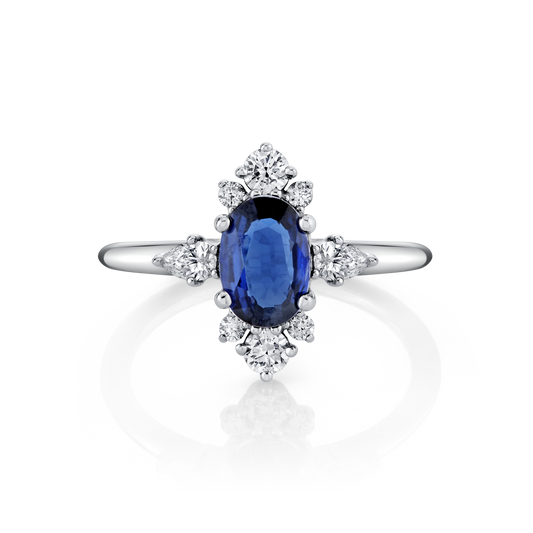 Sapphire & Diamond Ring