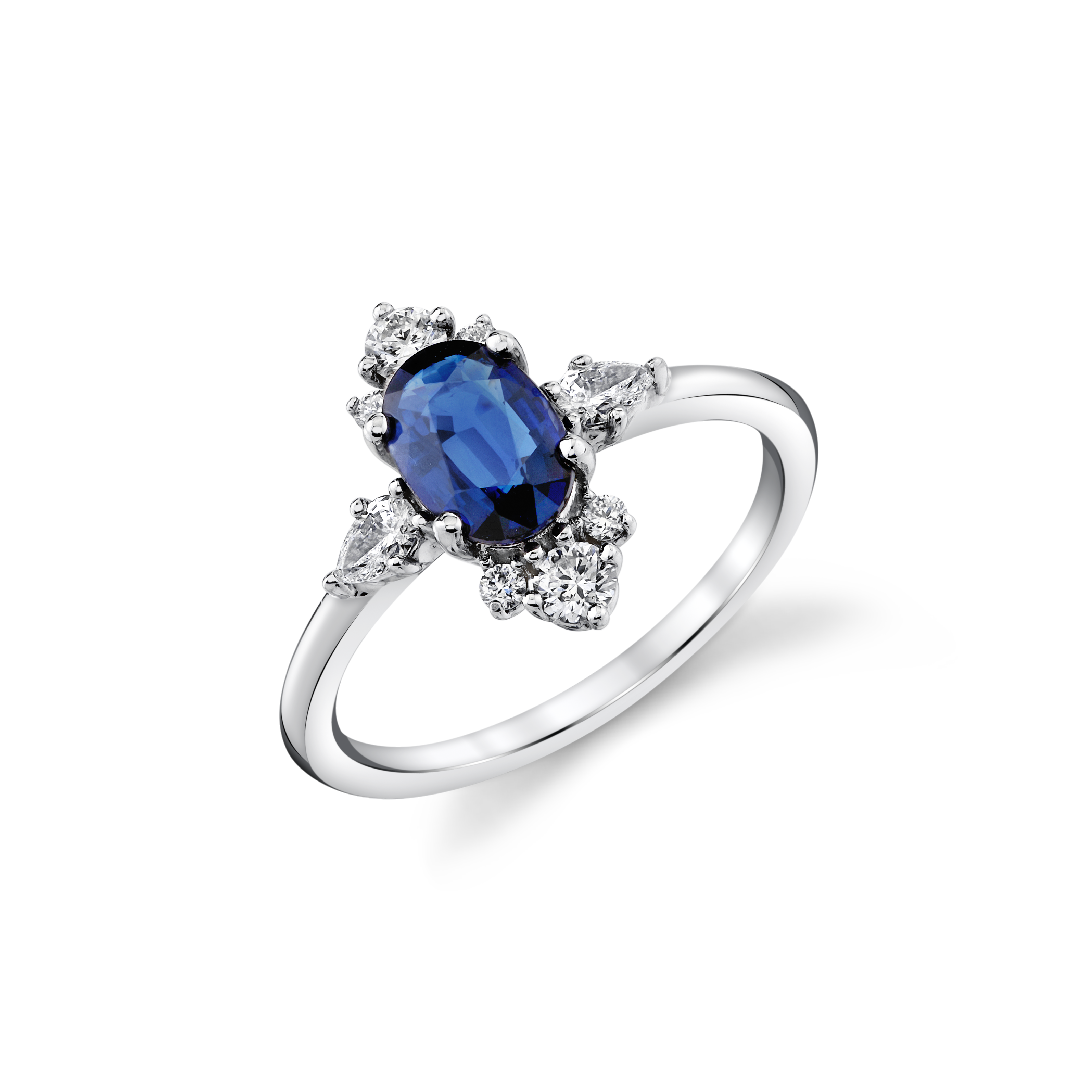 Sapphire & Diamond Ring