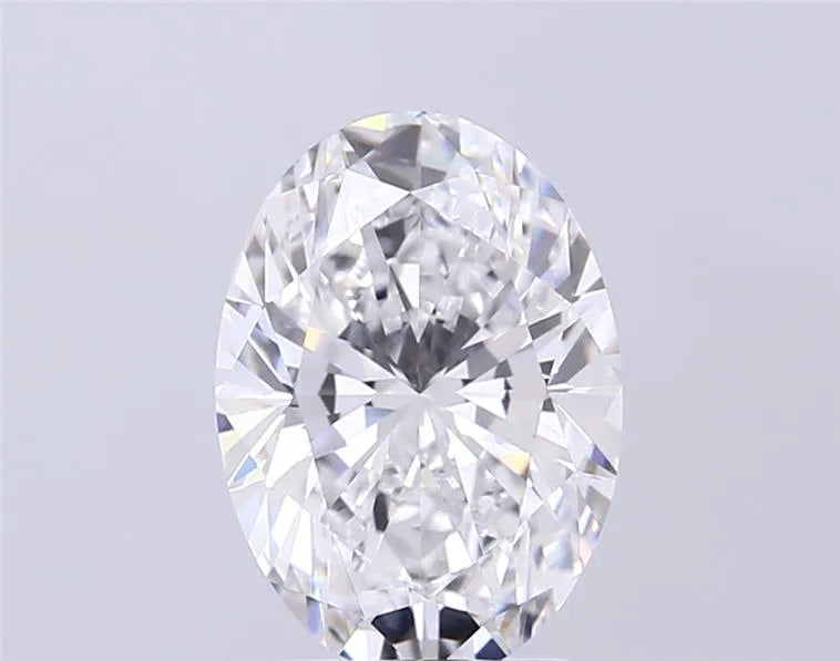 3.00ct Oval Lab Grown Diamond (Colour D, Clarity VVS2, IGI Certified)