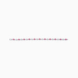 Ruby & Diamond Fashion Clover Bracelet