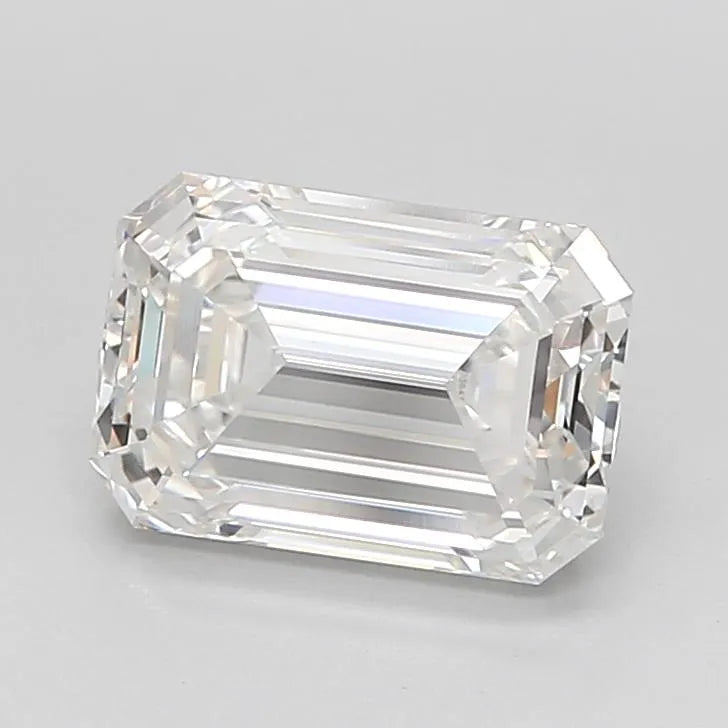 3.07ct Emerald Lab Grown Diamond (Colour F, Clarity VVS2, IGI Certified)