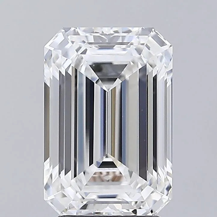 3.10ct Emerald Lab Grown Diamond (Colour F, Clarity VVS2, IGI Certified)