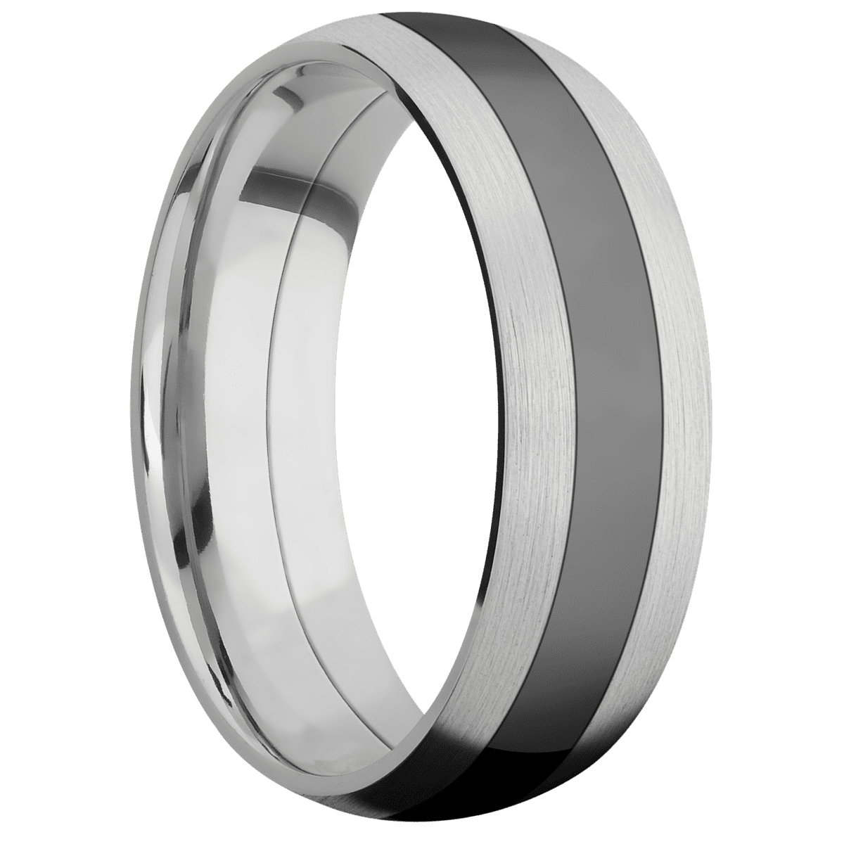 14K White Gold + Satin Finish