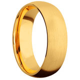 22K Yellow Gold + Satin Finish