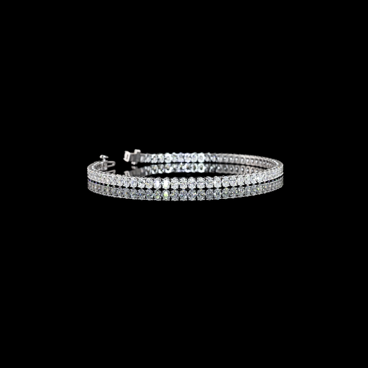 14K White Gold Lab-Grown Diamond Bracelet