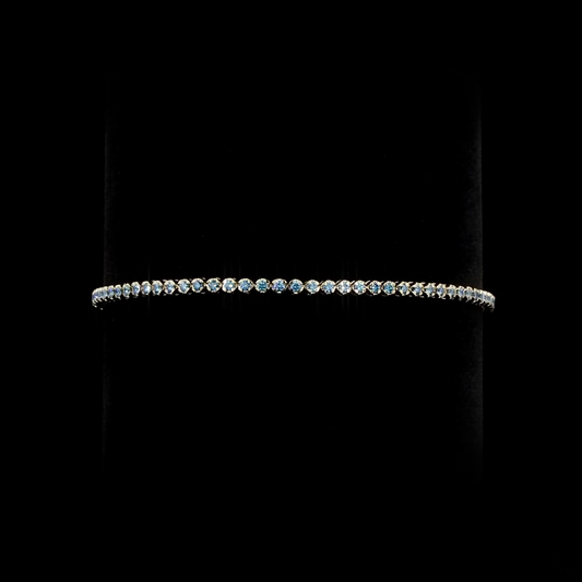 14K Yellow Gold Lab-Grown Diamond Bracelet