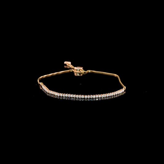 14K Rose Gold Lab-Grown Diamond Bracelet