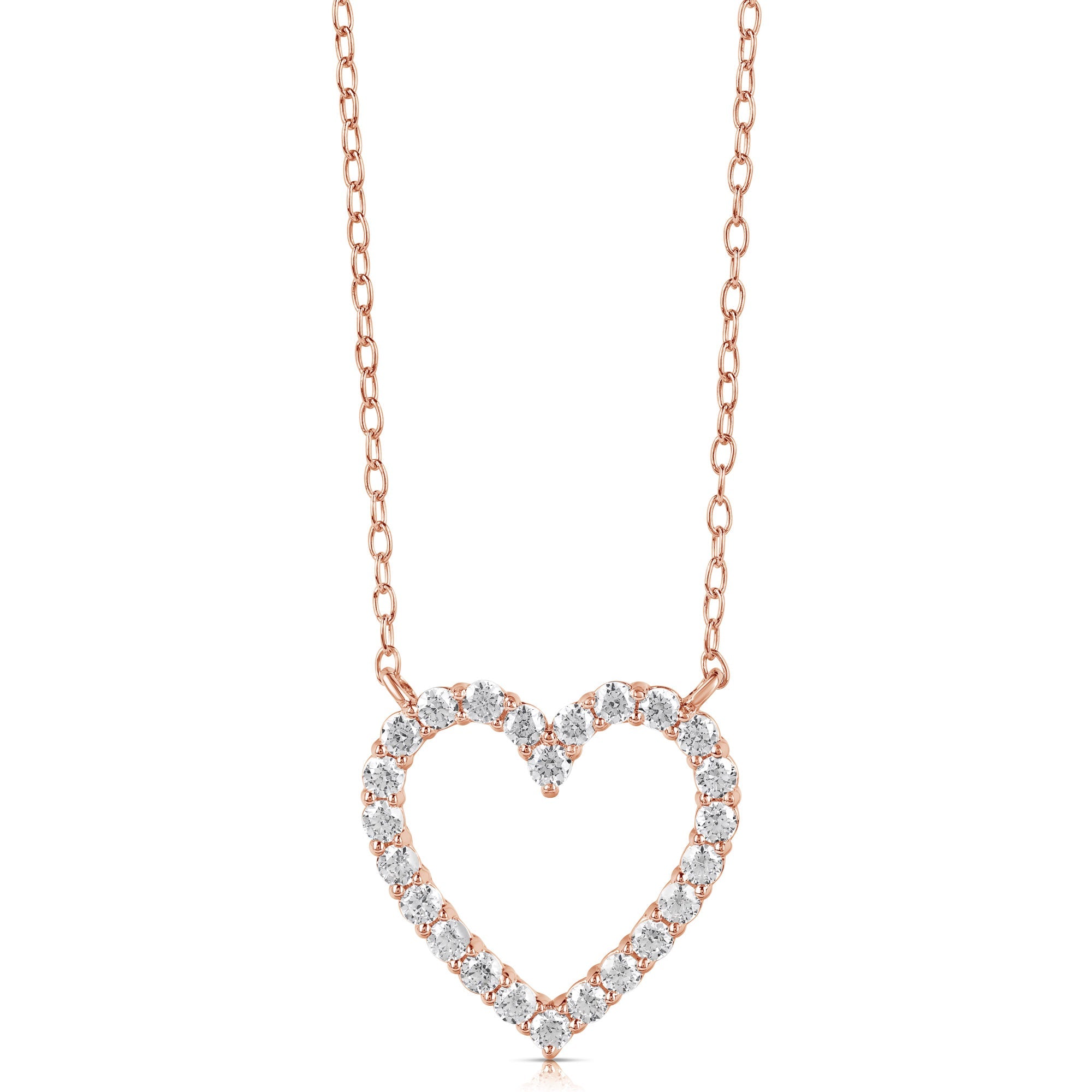 Clearly Flawless Diamond Heart Shape Pendant (.25ctw)