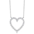 Clearly Flawless Heart Shape Diamond Necklace (.50ctw)