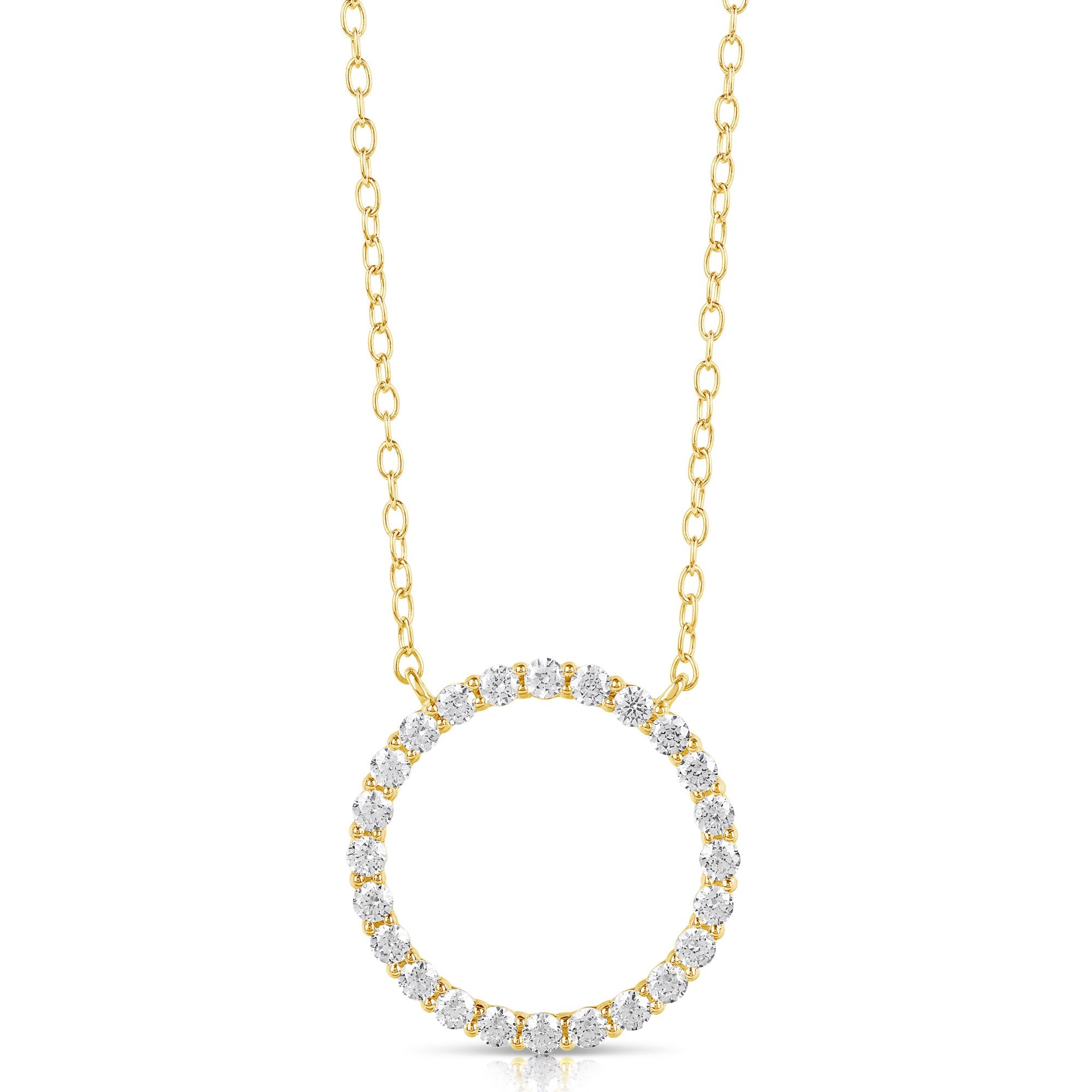 Clearly Flawless Diamond Circle Pendant (.25ctw)