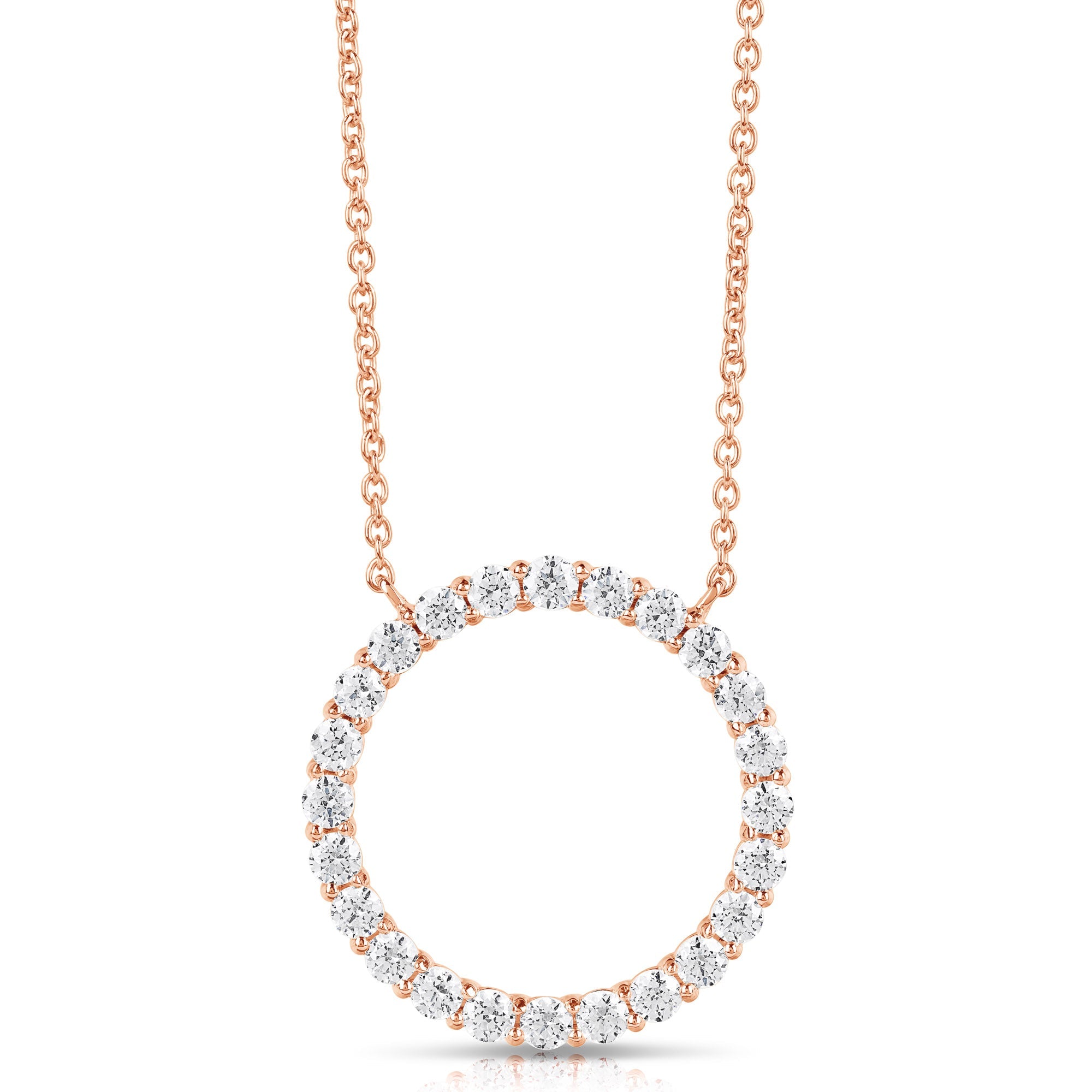 Clearly Flawless Diamond Circle Pendant (.50ctw)